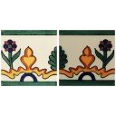 Mexican Talavera Border Tile Rioleza